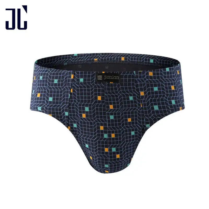 JL 4 комплекта хлопковое нижнее белье мужские трусы сексуальные эластичные бикини