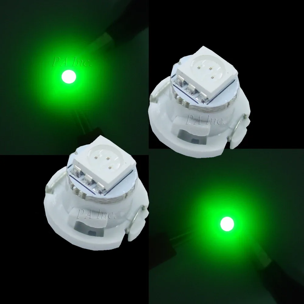PA светодиодный 10 шт. x T4.7 T5 1SMD 5050 SMD 12 в Neo клиновидная панель пинбол 5 цветов|bulb led|bulb