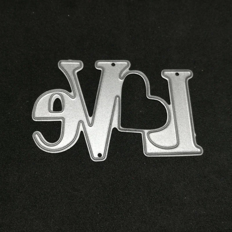 

Love Metal Cutting Dies Stencils for DIY Scrapbooking photo album Decorative Embossing DIY Paper Cards