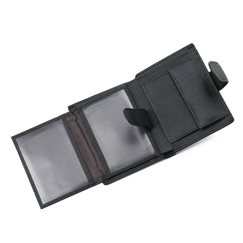 JINBAOLAI Multifunction Leather wallet men with coin pocket business wallets hasp design genuine leather male wallets coin purse