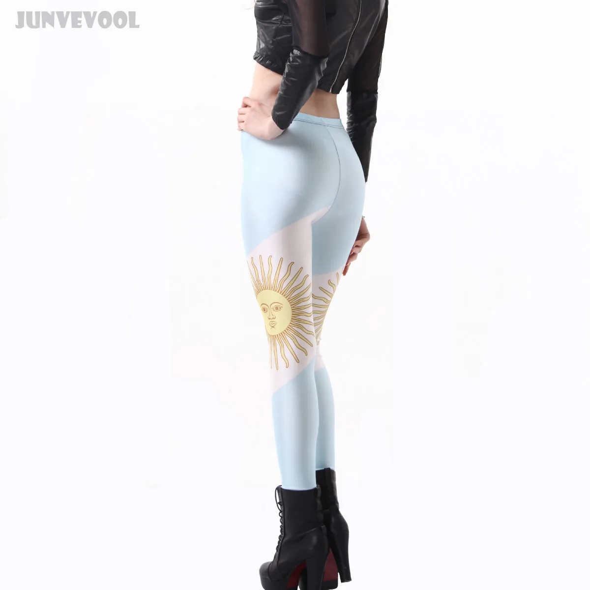 Сексуальная Спортивная одежда красочный флаг Аргентины шаблон женские