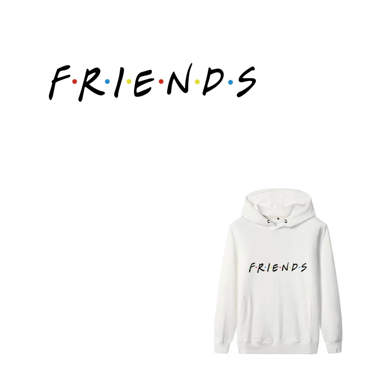 Наклейки с надписью Friends, термопереводная нашивка, сделай сам, железные моющиеся прочные Значки для одежды, футболки, индивидуальный дизайн E0607