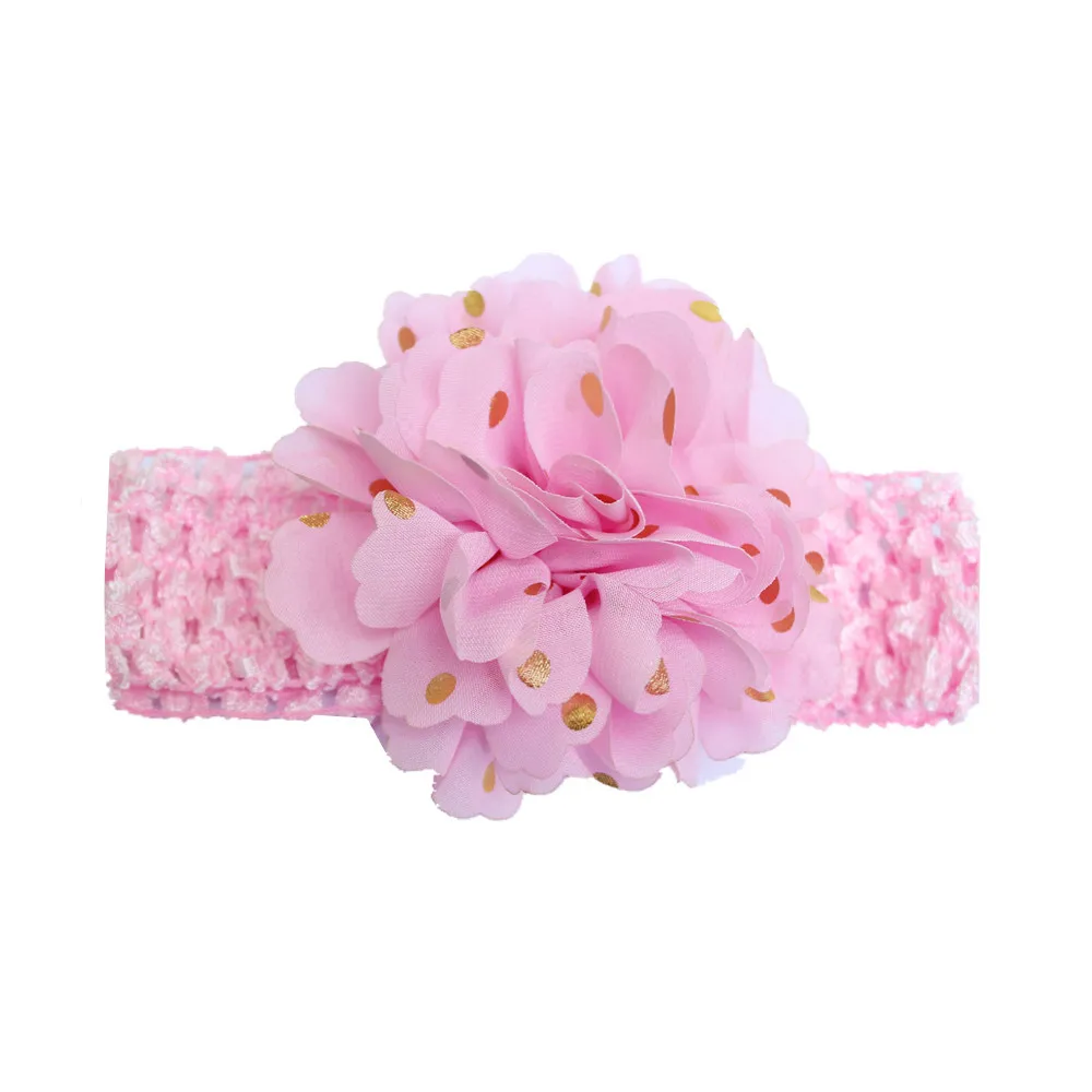 Ободки для девочек новорожденных детей с цветами ободки Детские украшения волос