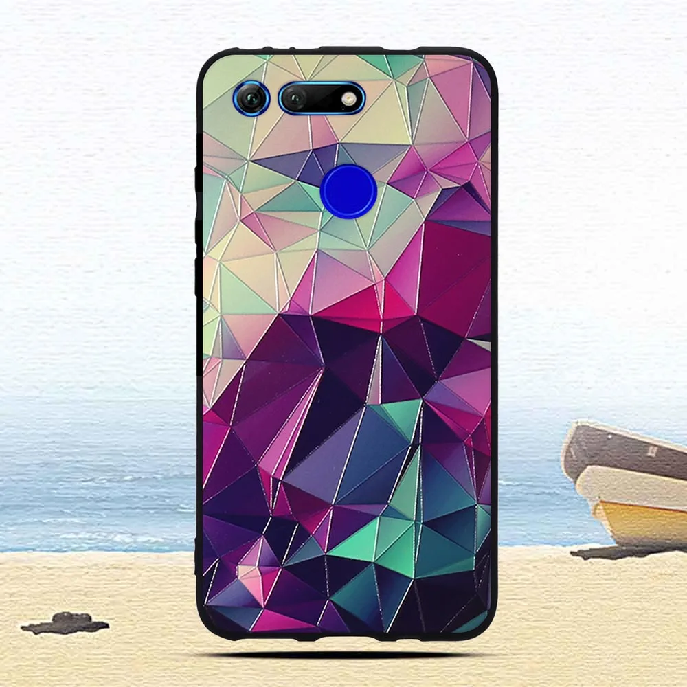 7 Чехол для huawei Honor View 20 V20 чехол 6,4 ''цветной защитный чехол с рисунком для Honor V 20 оболочка корпуса телефона сумки - Цвет: 7
