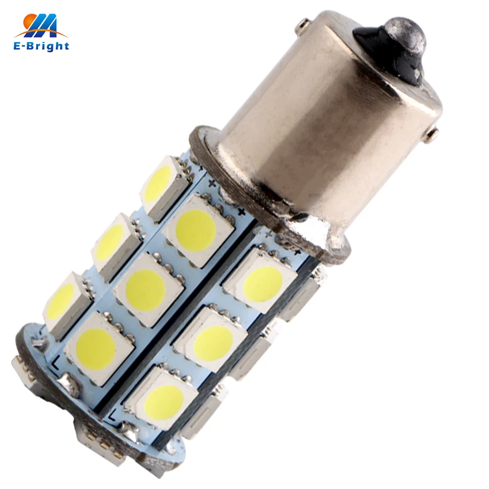 YM E Bright 20 шт. S25 1156 BA15S 5050 27 SMD 12 В Автомобильная Поворотная лампа задний фонарь