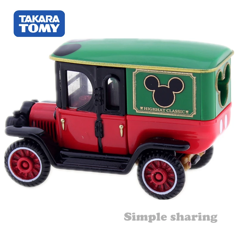 Takara Tomy Tomica Disney моторы DM 01 Высокое шляпа классических автомобилей с Микки-Маусом
