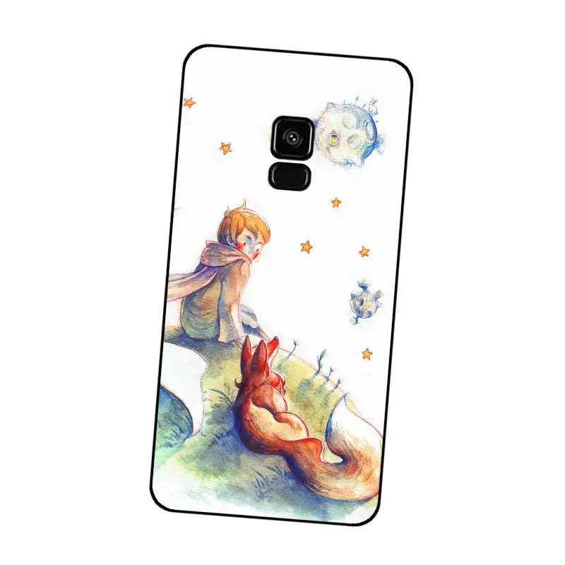 N435 The Little Prince Black Silicone Case Cover For Samsung Galaxy J2 J3 J4 J5 J6 J7 J8 Pro Plus Prime 2018 2017 |