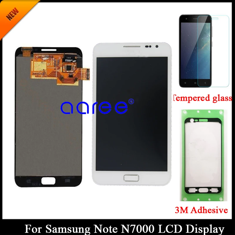 100% протестированный ЖК-дисплей Super AMOLED для SAMSUNG Note N7000 ЖК-экран Samsung I9220 сенсорный
