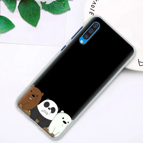 10 Милый Мы Голые Медведи чехол s крышка для samsung Galaxy A30 A50 A70 A80 M10 M30 A7 A6 A8+ A9 ПК Жесткий Чехол Для Телефона - Цвет: 10