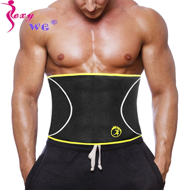 

SEXYWG Slimming Waist Trainer Lumbar Back Support Men Brace Waist Belt Exercise Neoprene Weight Loss Body Shapers Gym Yoga Strap