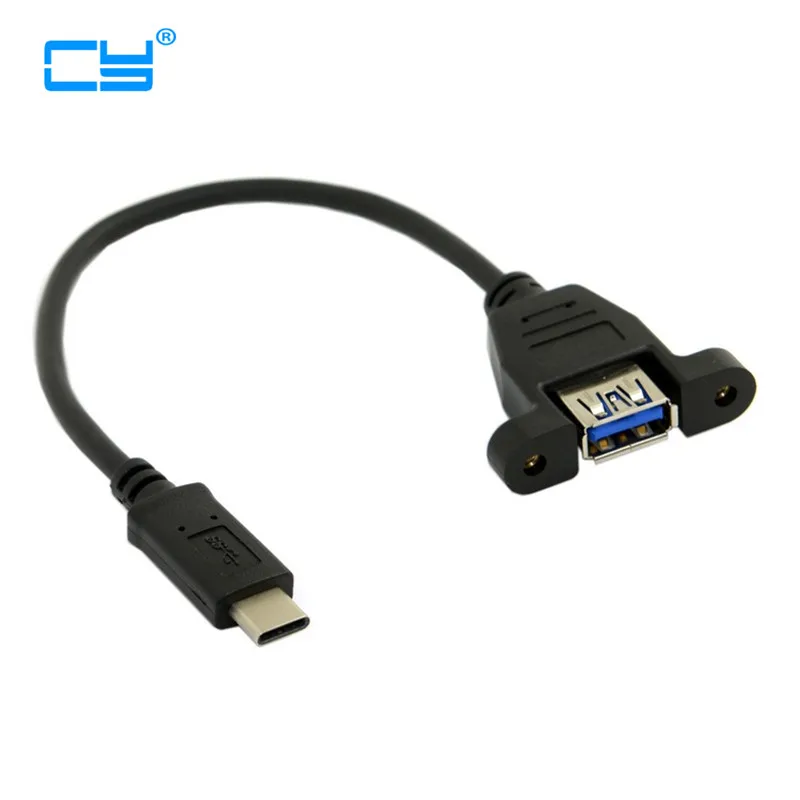 

С винтовым разъемом Type-c на USB 3,0, Android mobile music как OTG line адаптер