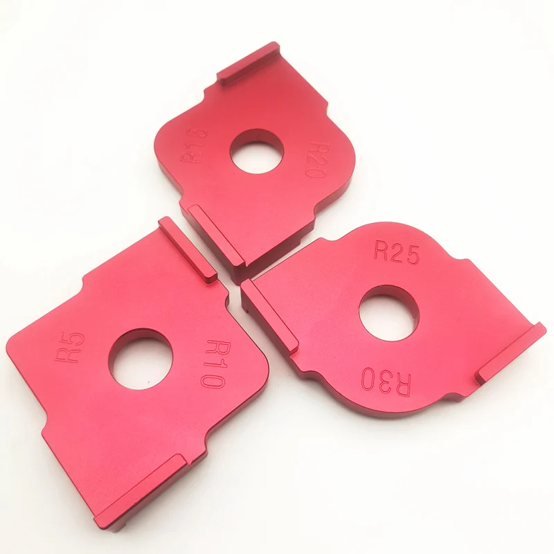 

3pcs/set Radius Quick-Jig Router Table Bit Corner Jig Templates with Box For Woodworking Tools