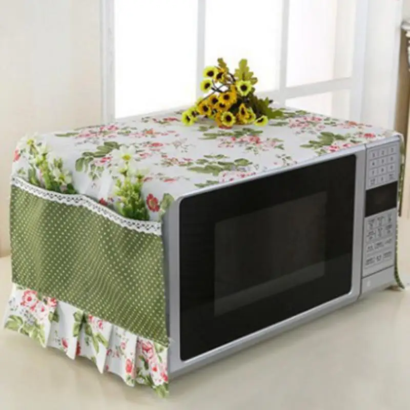 Новая печь Пылезащитная крышка с цветочным принтом микроволновая Пылезащитный