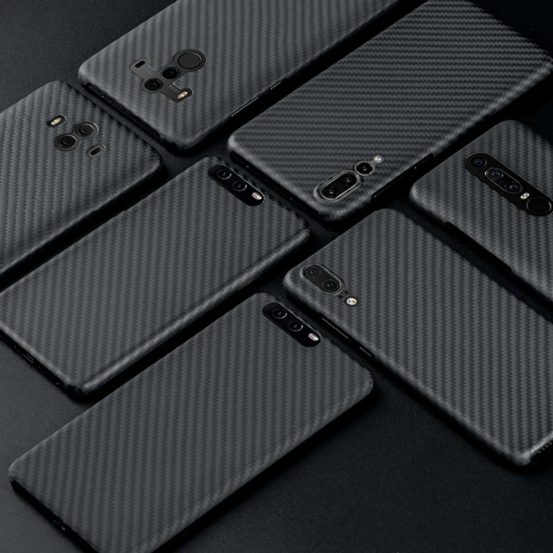Чехол из углеродного волокна для Huawei P20 Pro матовый чехол P30 P40 Mate 20 30 Ультратонкий