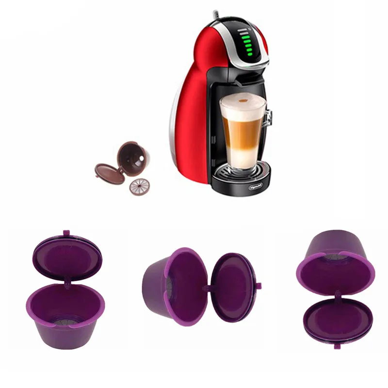 8 Colors Refillable Dolce Gusto Reusable Capsules Coffee Refill Fliter Compatible Nescafe | Дом и сад