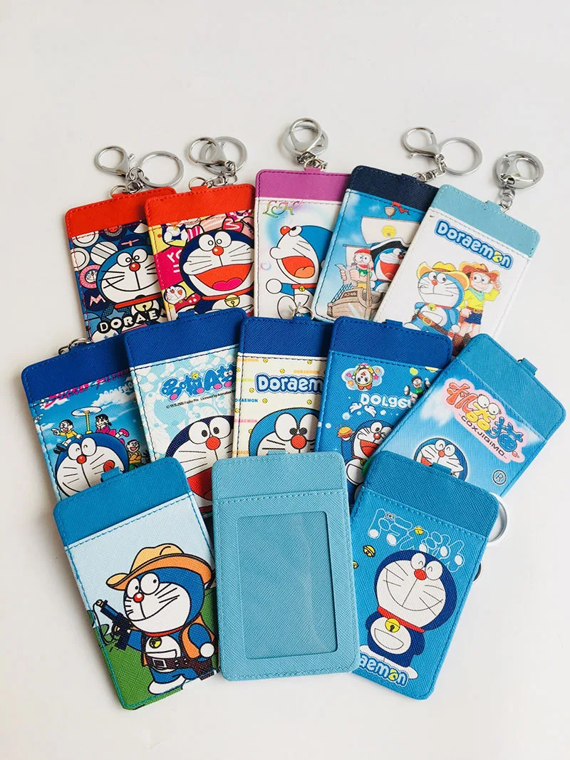 IVYYE 1 шт. Doraemon аниме плюшевый держатель для карт PU мультфильм Кредитные ID Сумки монета автобус карта кошелек малыш девочки подарки на день рождения Новинка