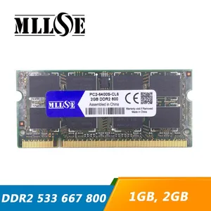 Wholesale Laptop Memory DDR2 533 667 800 MHZ 1GB 2GB PC2-5300 PC2-6400 533Mhz 667Mhz 800Mhz 1G 2G Sodimm Sdram Memoria Notebook