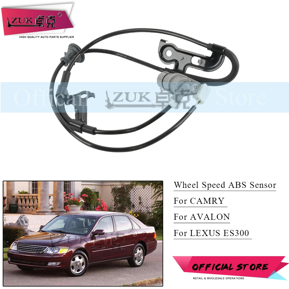 ZUK для Toyota Camry Avalon SOLARA ЗАДНЕЕ ЛЕВОЕ КОЛЕСО Скорость Сенсор ABS Сенсор жильный кабель для LEXUS ES300 OEM: 89546-33020