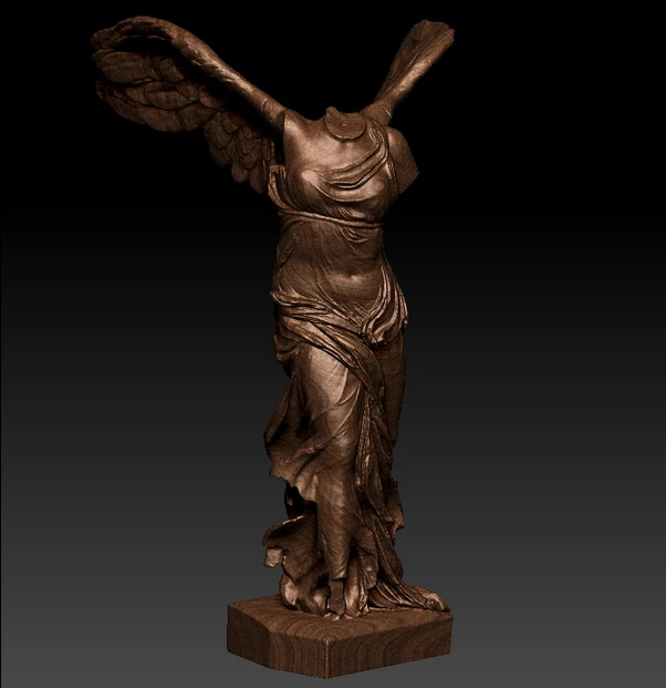 

Новая модель! 3D модель для ЧПУ или 3D принтеров в формате STL Victory angel