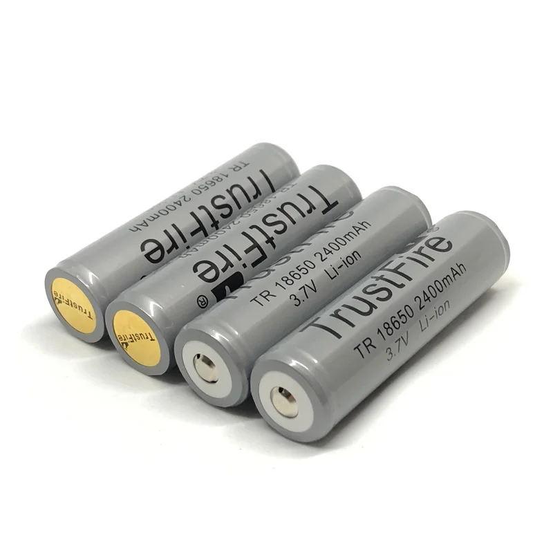 TrustFire TR 18650 3 7 в 2400 мАч камера Фонарик литий ионный Защищенный аккумулятор
