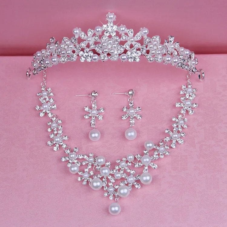 Ожерелье и серьги из бисера со стразами | Украшения аксессуары