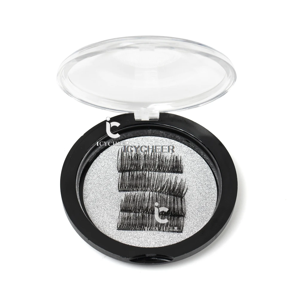Косметика ICYCHEER 3D двойной магнит Магнитный искусственный глаз|eyelash extension|fake