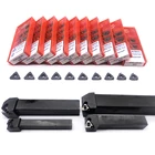 Carmex 1 шт. SER1212H16 SER1616H16 SER2020H16 + 10 шт. 16ER 0.5ISO 0.75ISO 1ISO 1.25ISO BMA CNC Твердосплавные вставки резьбовой поворотный хвостовик