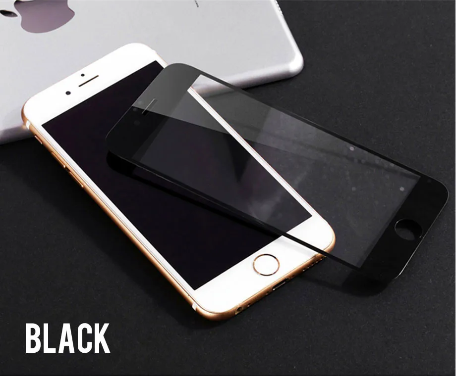 9D защита на весь экран с закругленными краями для iPhone 6S 7 8 6 X XS закаленное стекло для iPhone X 6S 7 8 6 Plus Защитная стеклянная пленка