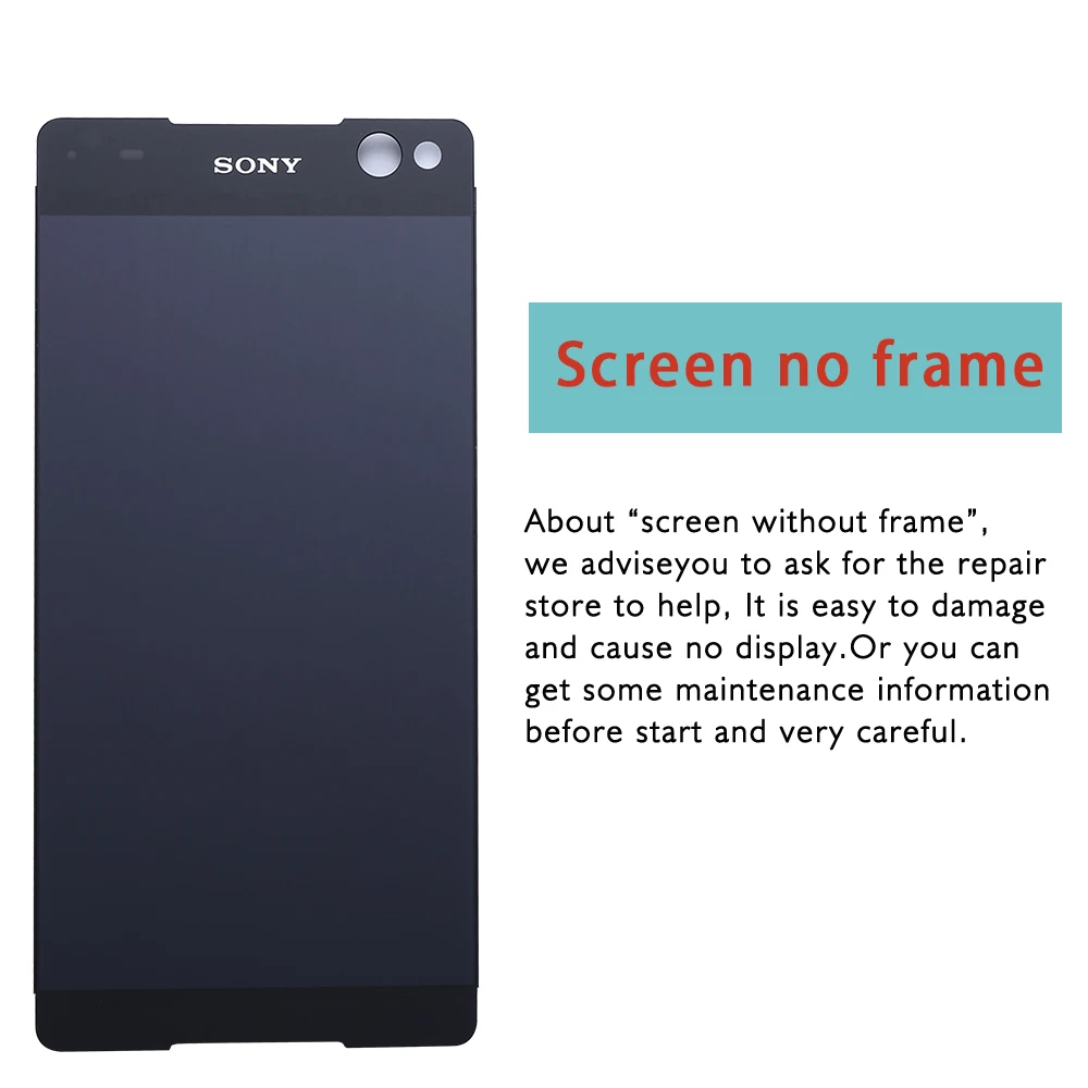ЖК экран 6 дюймов для SONY Xperia C5 Ultra Dual E5506 E5533 E5563 E5553 дисплей с дигитайзером