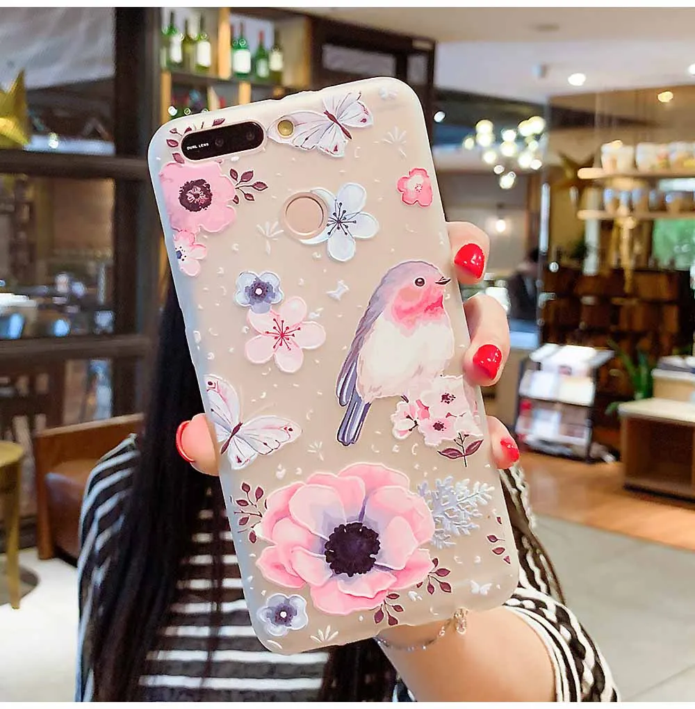 Чехол для huawei P30 P20 P10 P9 P8 Коврики 20 10 Lite Pro P Smart Honor 9 10 Lite 6X 7X Nova 2i плюс 3E 3D рельефный чехол из ТПУ