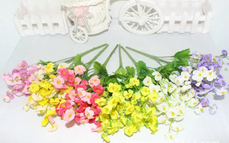 1 шт./лот искусственные шелковые мини весенние розы маленькие Чайные