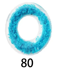 80 blue YUYU надувной Блестящий бассейн, плавающий сердце, плавающий кольцо ming, сияющий круг любви, кольцо для бассейна, плавающий круг ming, плавающий сердечная трубка, плавающий круг, игрушка для бассейна - Цвет: 80 blue