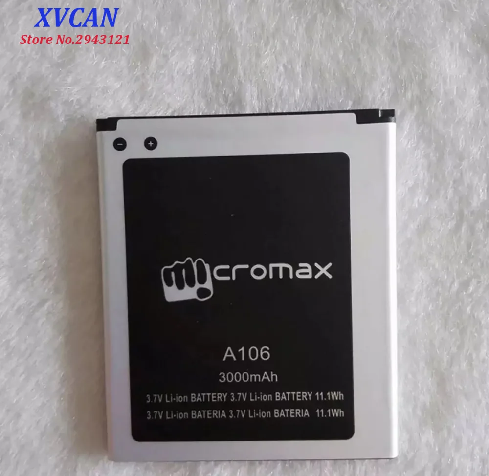 Высокое качество оригинальный для Micromax A106 мобильный телефон литиевая батарея 3 7 V