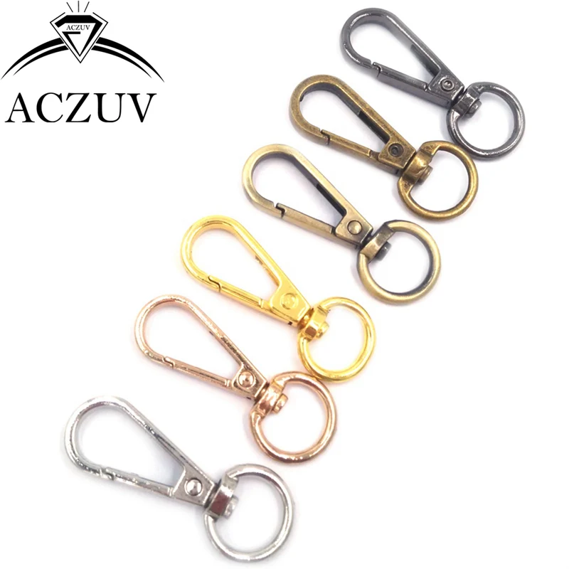 100pcs 40mm 48mm Claw Swivel Lobster Clasps Snap Hooks Plate Buckles for Keychains Bag Purse Chain Findings Accessories BBSC001