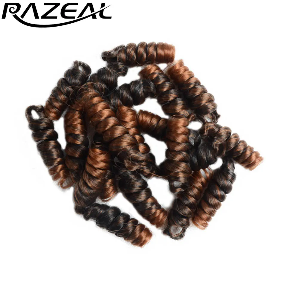 Razeal 6 &quotкосички для вязания крючком kenzie Curl большие вьющиеся волосы синтетические