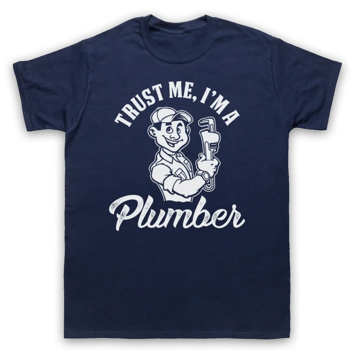 Футболка мужская с надписью Trust Me I A Plumber смешная одежда для работы смешной