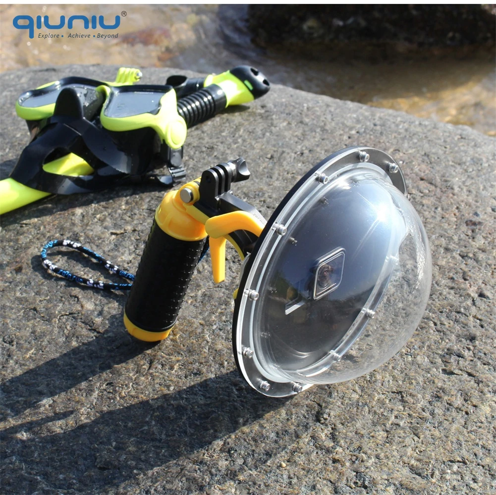 Купольный водонепроницаемый чехол QIUNIU для камеры GoPro Hero 5 6 7 Black 2018 | Электроника