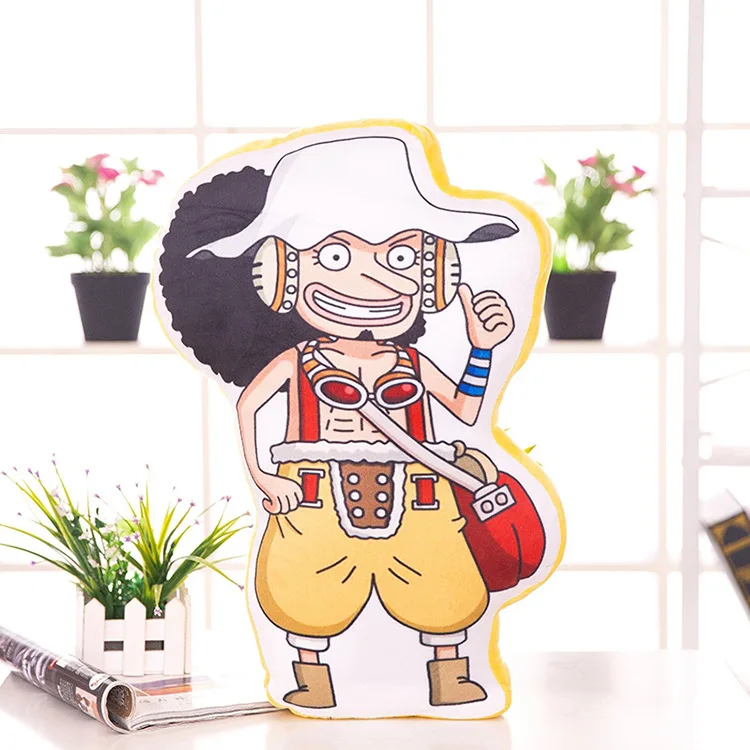Аниме One Piece подушки Luffy Sanji Nami Zoro Chopper Law Usopp плюшевые куклы игрушки мягкая подушка