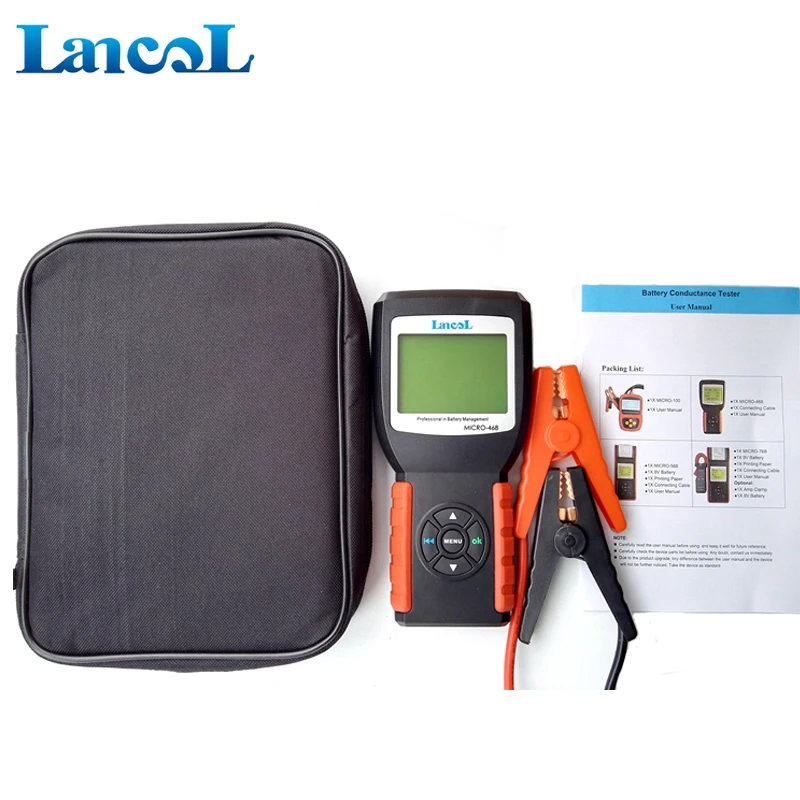 

Lancol MICRO468 Car Battery Tester Conductance Tester Analyzer And Electrical Resistance 12v For lead-acid Vehicle Batteries