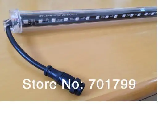 Цифровая светодиодная метеоритная трубка DMX512 длиной 2 м с углом обзора 360