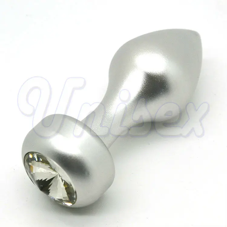 Crystal Jewelry Butt Plug Aluminum Alloy Anal Toys Sex for Male or female Adult Products |
