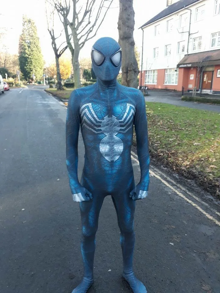 2018 Новый Venom symbiont Человек паук костюм сиамские Колготки Ролевой Зентаи Хэллоуин
