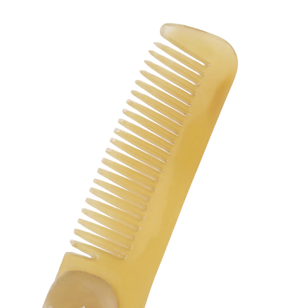 Моды Ручной Работы Натуральная Валторна Гребень Антистатический Бык Рогом Комбс