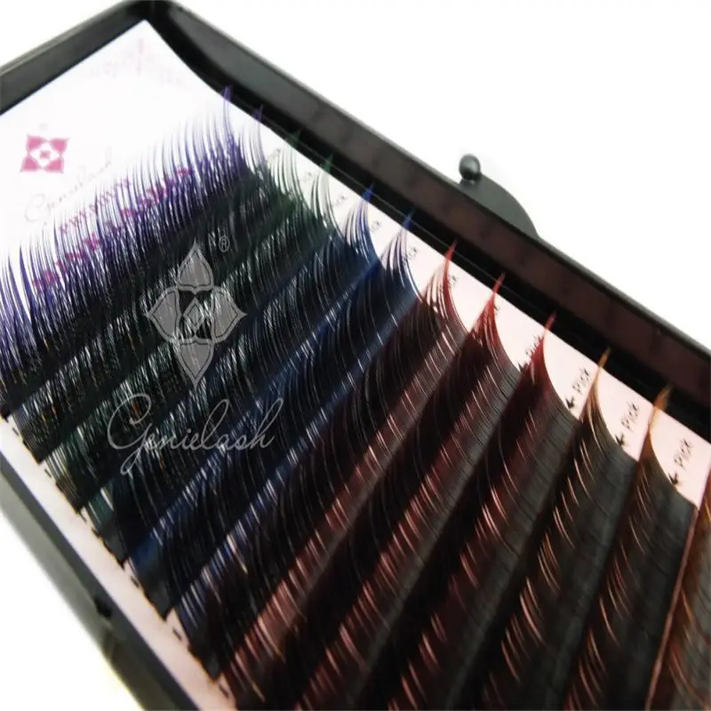 ресниц 0 20 c два тона наращивание ресницы красочные|eyelash package|eyelash dealseyelashes for car