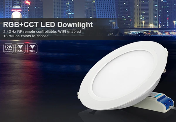 MiBOXER 6 Вт/9 Вт/12 Вт/15 Вт/18 Вт RGB+ CCT светодиодный светильник AC110V 220 В с регулируемой яркостью FUT061/FUT063/FUT066/FUT068/FUT069