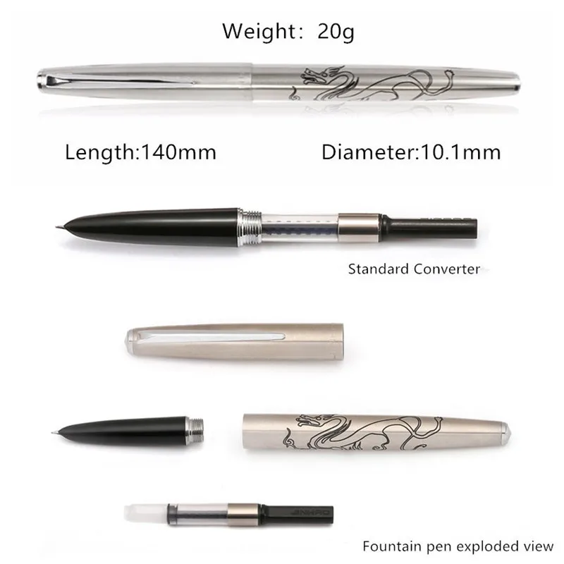 Роскошная перьевая ручка Jinhao офисные принадлежности чернильная Caneta Канцтовары