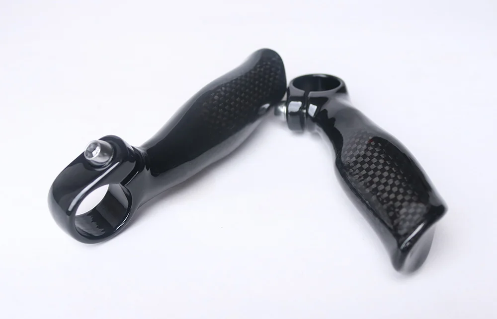 Наконечники руля велосипеда из углеродного волокна для горного 22 2 мм глянцевые