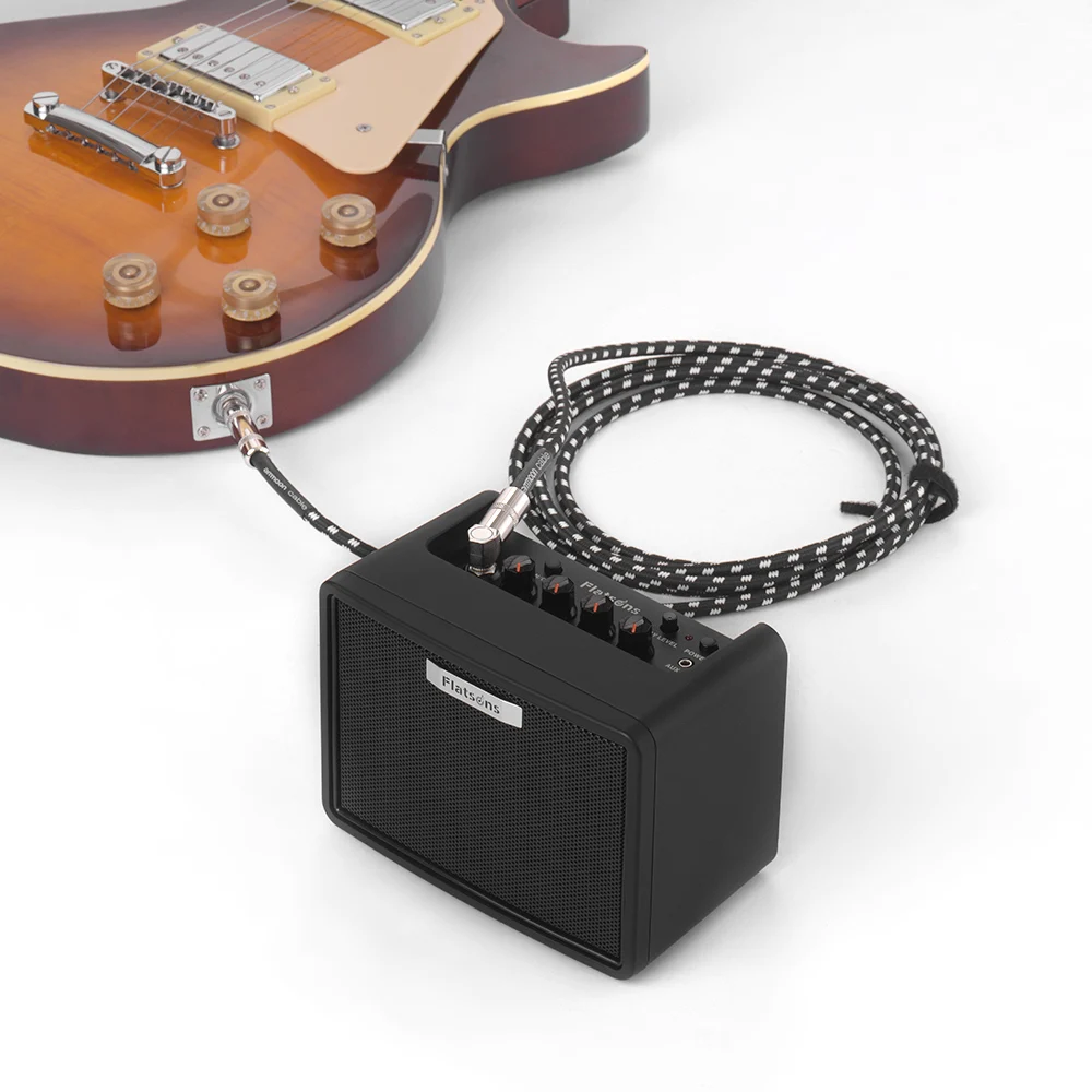 Портативный гитарный усилитель 3 Вт мини для электрической гитары с 2 каналами