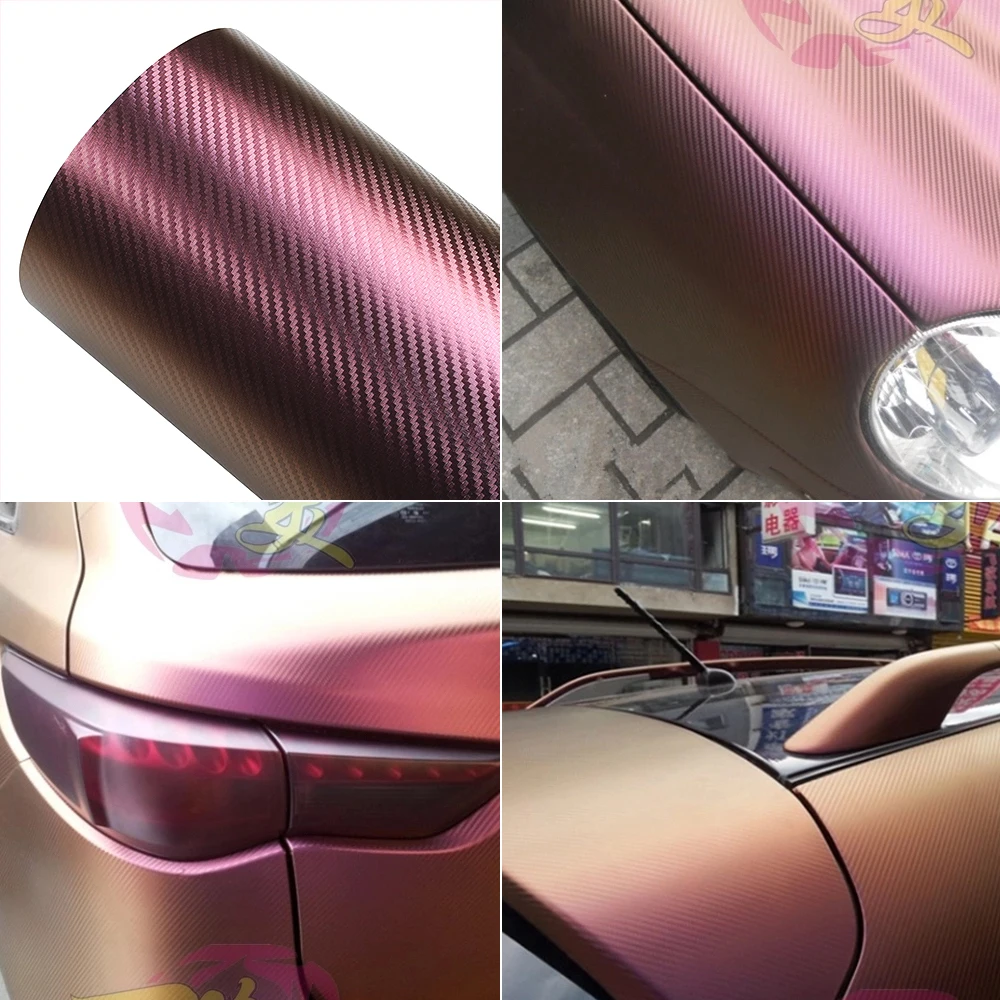 

Carbon Fiber Vinyl Film Wrap Auto Car Decorate Car Stickers Auto Body Films For Different Size