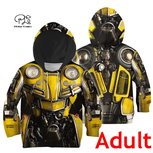 Unisex Hoodies Одинаковые комплекты для семьи; костюм шмеля; детские толстовки с капюшоном с 3D принтом для мамы и дочки; детские толстовки для мальчиков; куртка - Цвет: Unisex Hoodies